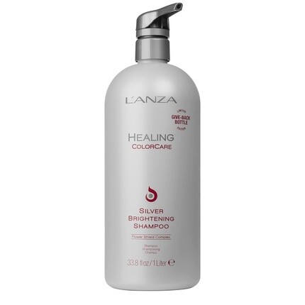 

L'ANZA Healing ColorCare Серебристый осветляющий шампунь для мелированных волос серебристо-серого, белого цвета, 33,8 жидких унции