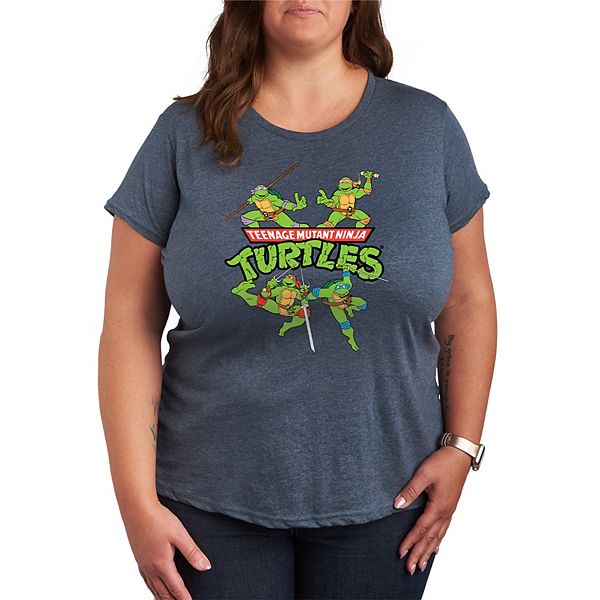

Футболка с принтом Teenage Mutant Ninja Turtles plus size Licensed Character, Heather Blue, Синий, Футболка с принтом Teenage Mutant Ninja Turtles plus size Licensed Character, Heather Blue