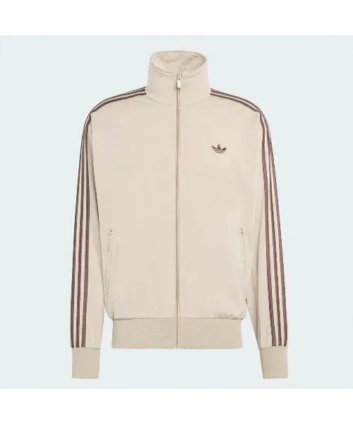 Тренировочная куртка adidas Firebird Track Top бежевая — фото 4