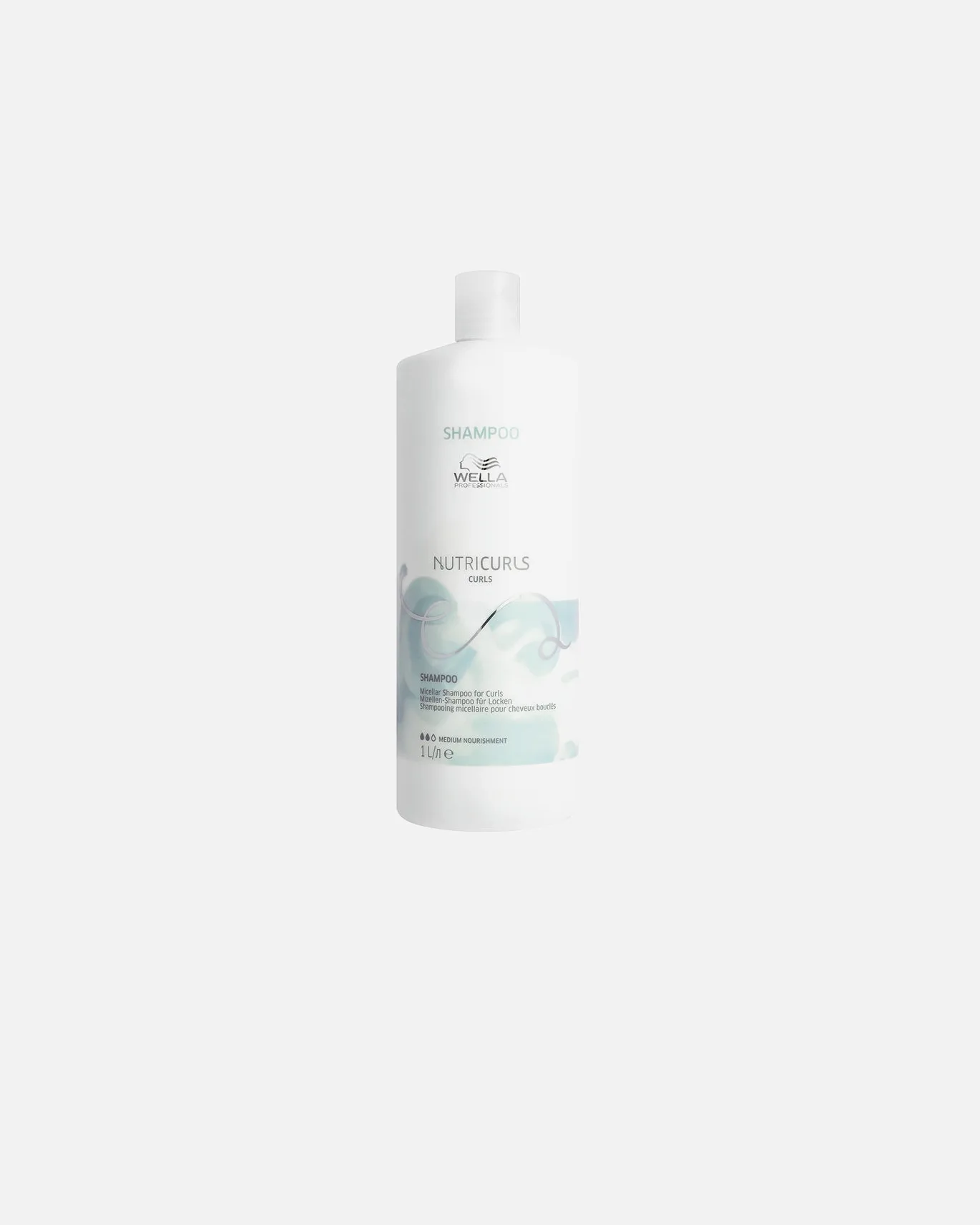 Мицеллярный шампунь Nutricurls для кудрявых и волнистых волос Wella Professionals, 1000 мл