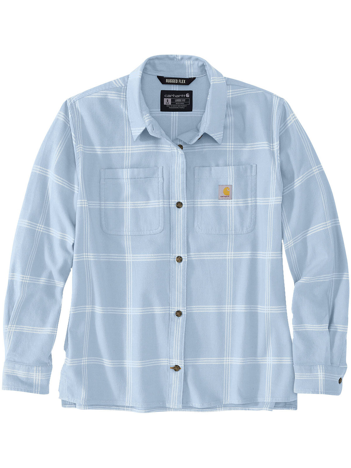 

Блуза CARHARTT Langarmshirt Flannel, светло-синий