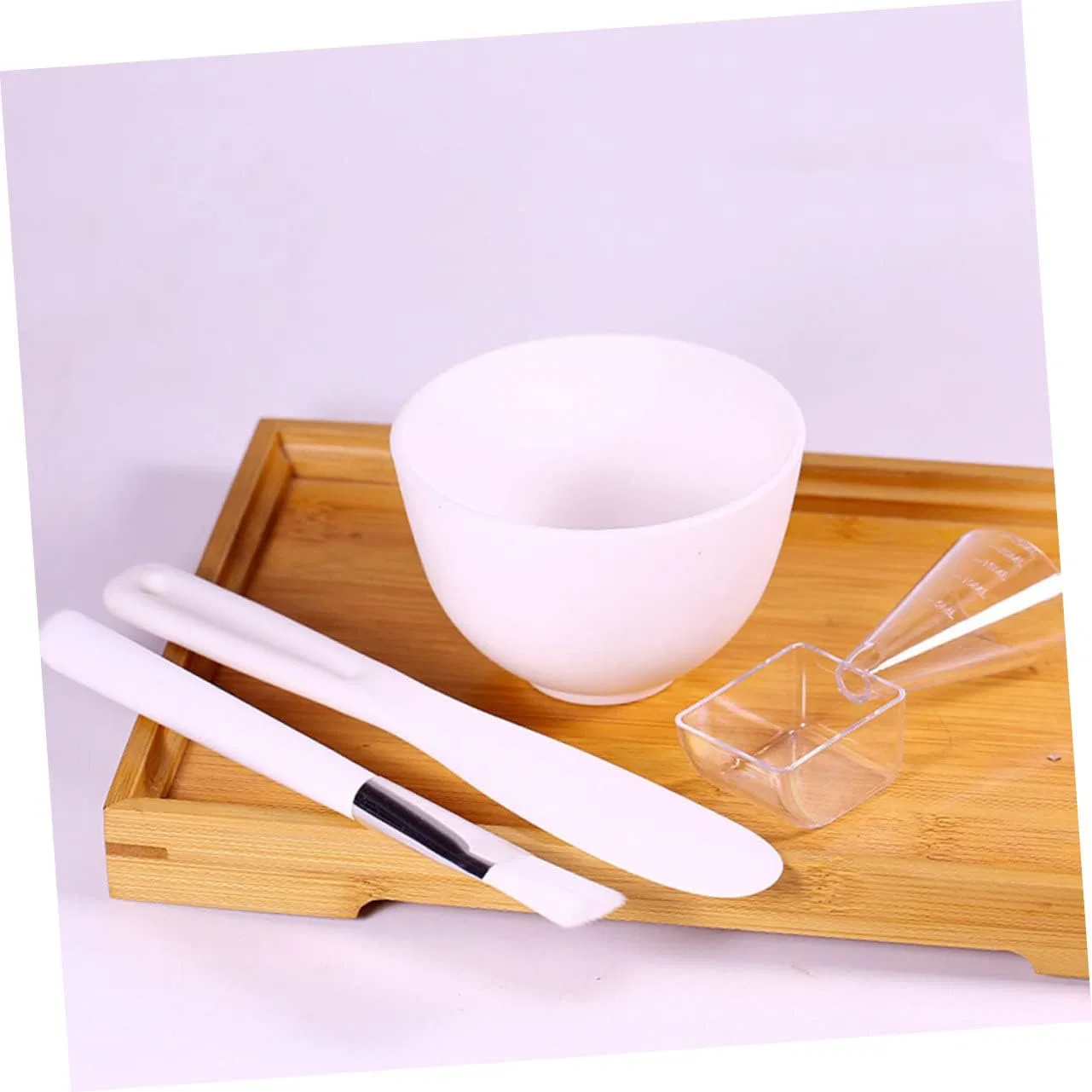 Набор для смешивания масок для лица Silicone Bowl PAMINGONO белый — фото 3