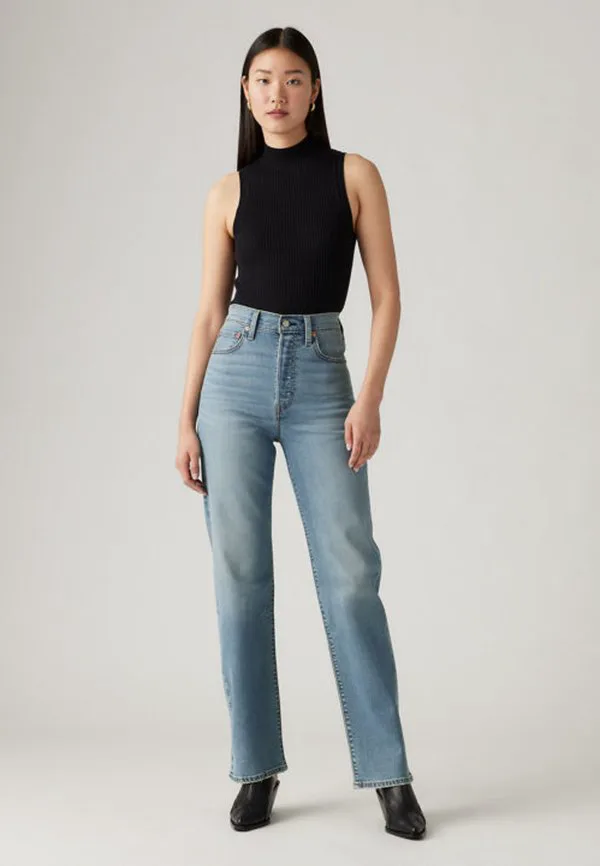 Джинсы прямого кроя с ребристым силуэтом. Levi'S, Light Blue — фото 2