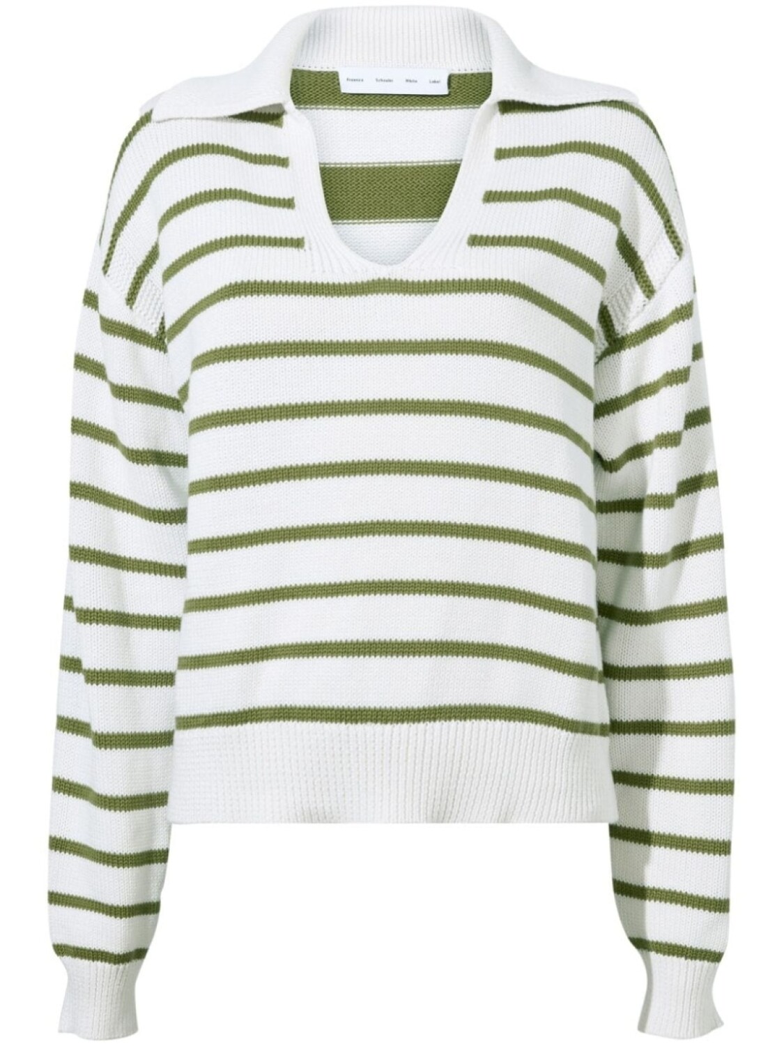 

Proenza Schouler White Label свитер Murphy в рубчик, белый