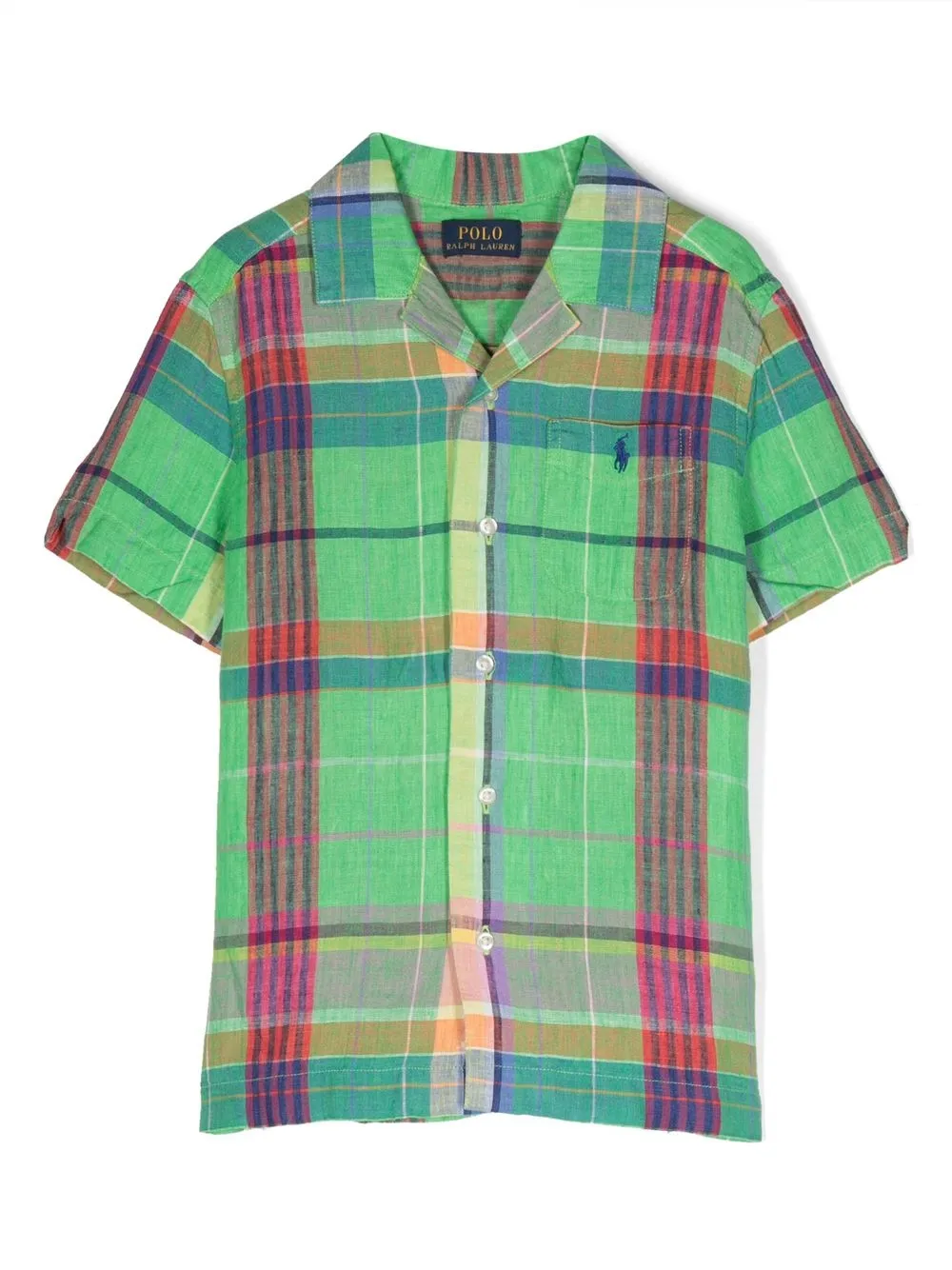 

Клетчатая рубашка POLO RALPH LAUREN KIDS, зеленый
