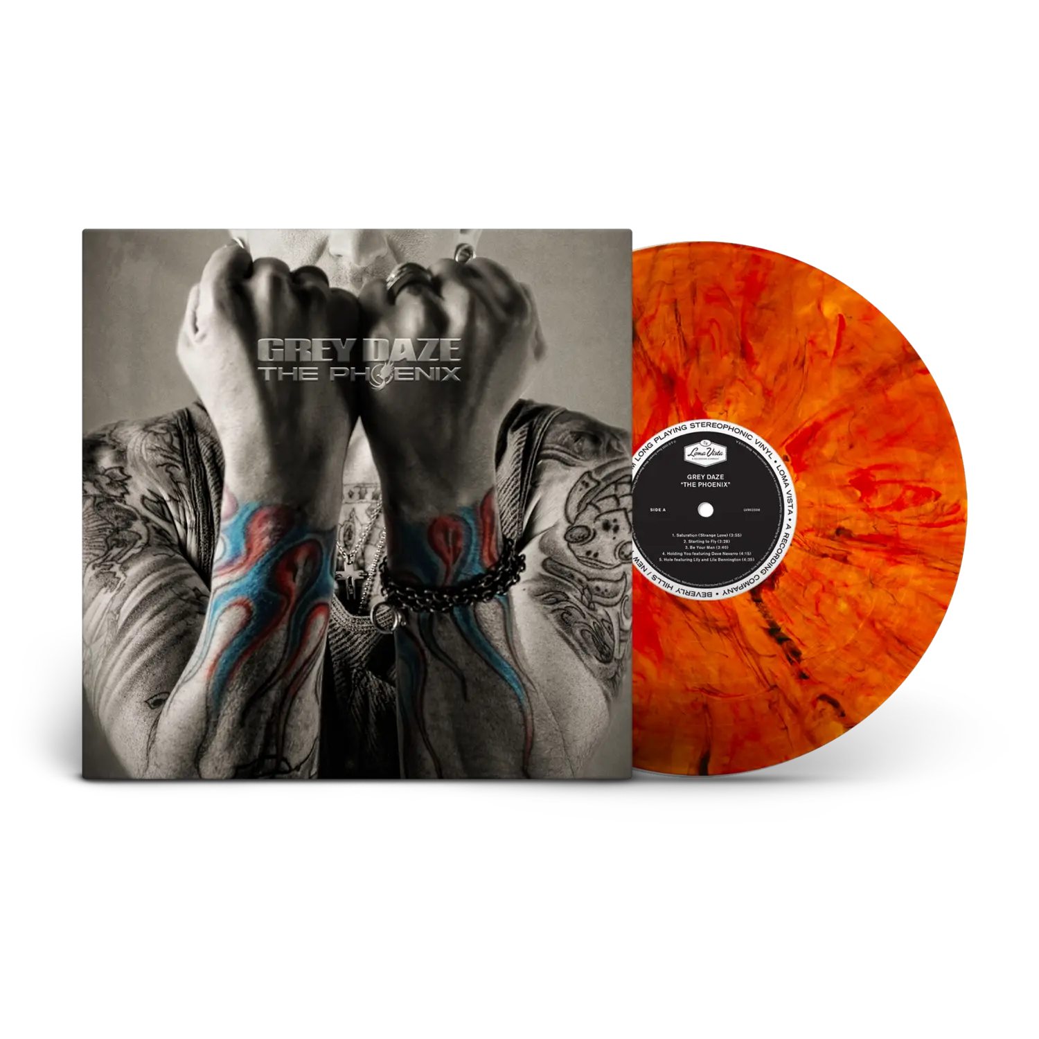 

Виниловая пластинка The phoenix limited edition color standard lp Grey Daze, Черный, Виниловая пластинка The phoenix limited edition color standard lp Grey Daze