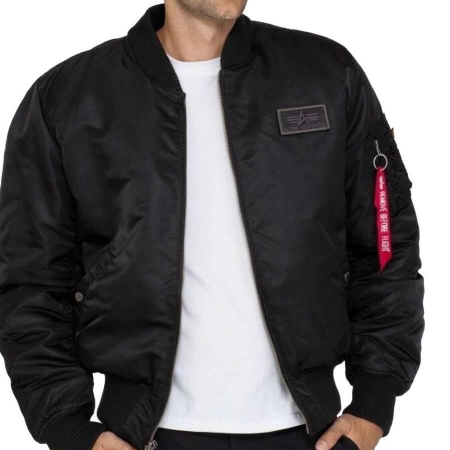 

Куртка Alpha Industries модель Ma-1 D-tec цвет черный