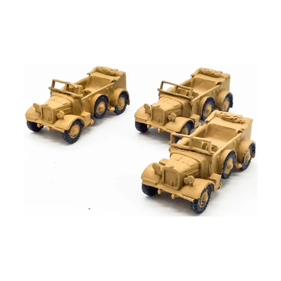 

Коллекция тяжелых полевых автомобилей Horch #1, WWII Command Decision Miniatures - Germany - Loose Miniatures (15mm) (Old Glory)