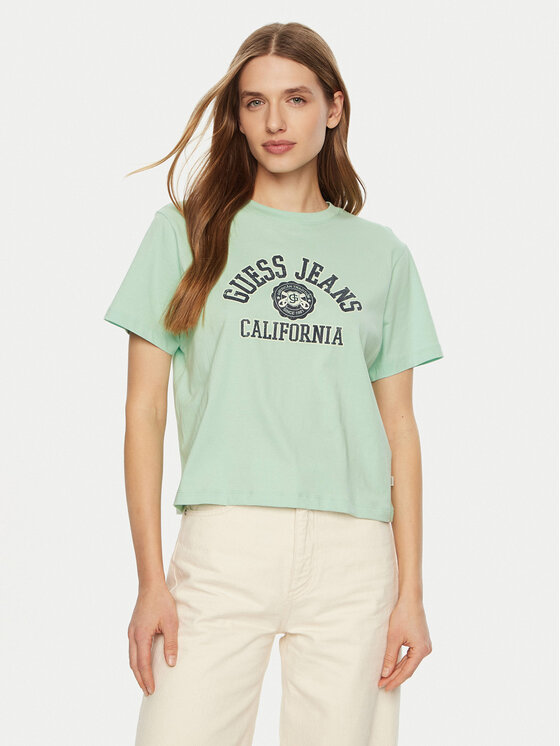 

Футболка обычного кроя W5RI43 K8HM0 Guess, зеленый