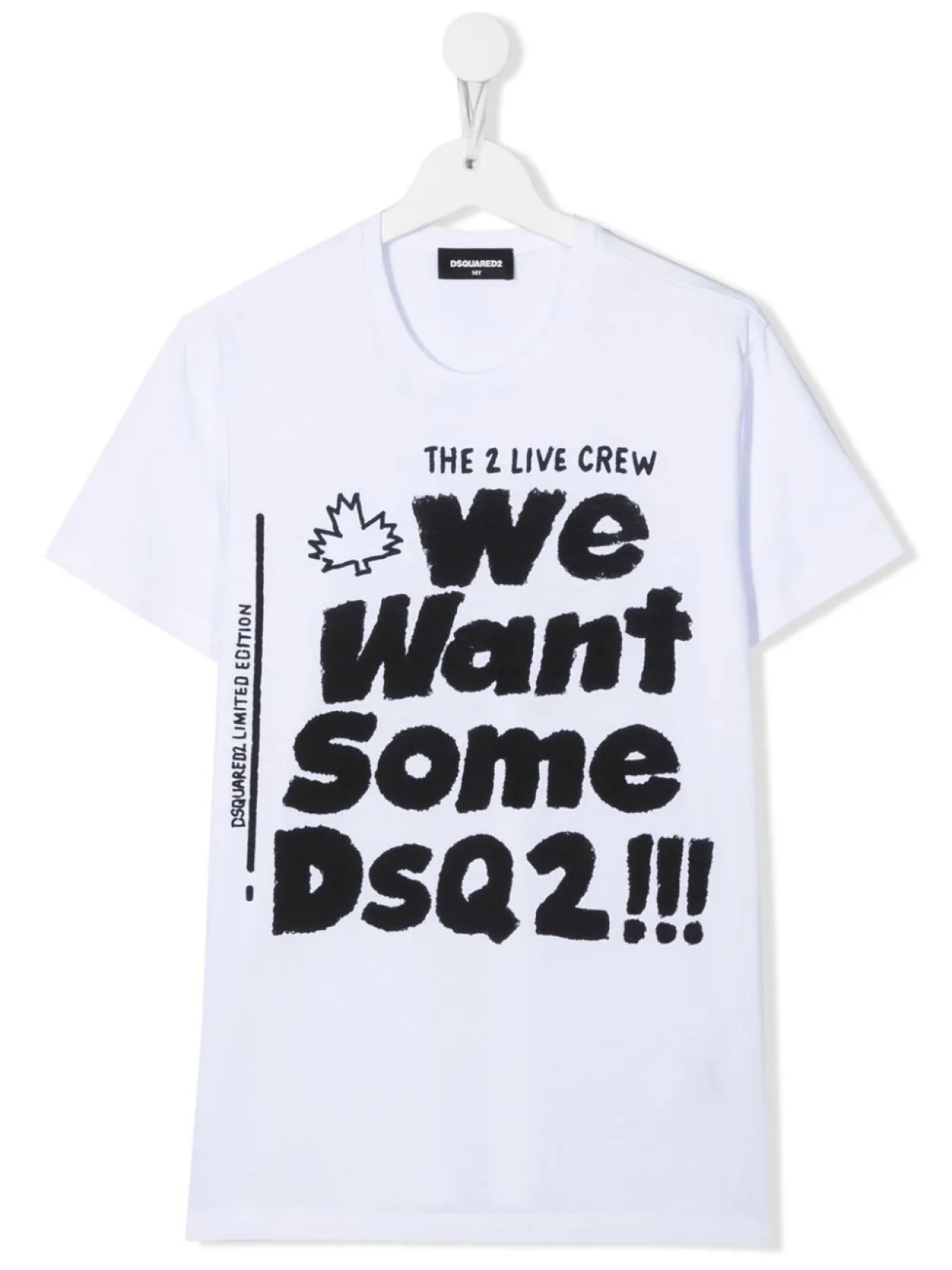 

DSQUARED2 KIDS футболка Live Crew с логотипом, белый
