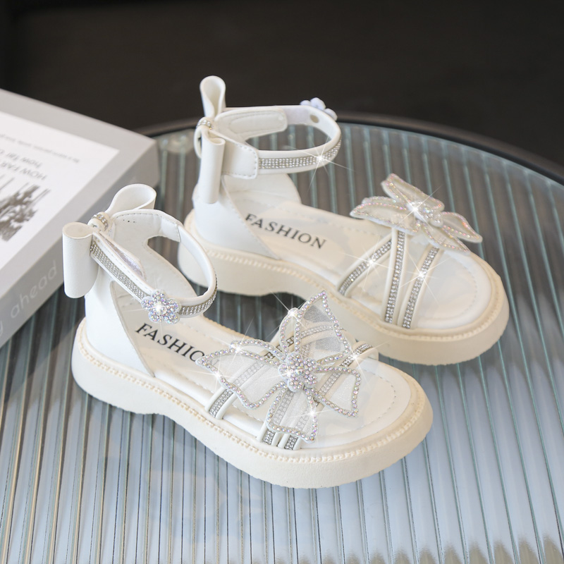 Детские сандалии с противоскользящей подошвой, устойчивые к истиранию, дышащие, с противоскользящей подошвой ADOONGA, белый — фото 2