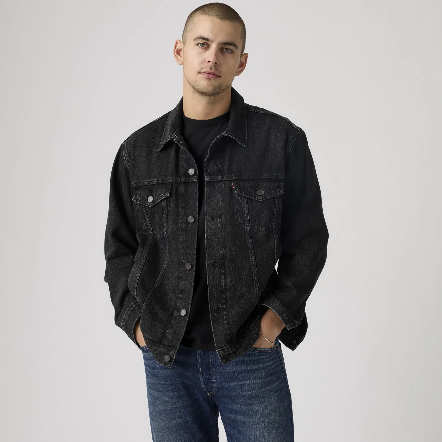 Куртка-тракер свободного кроя Levi's, Black