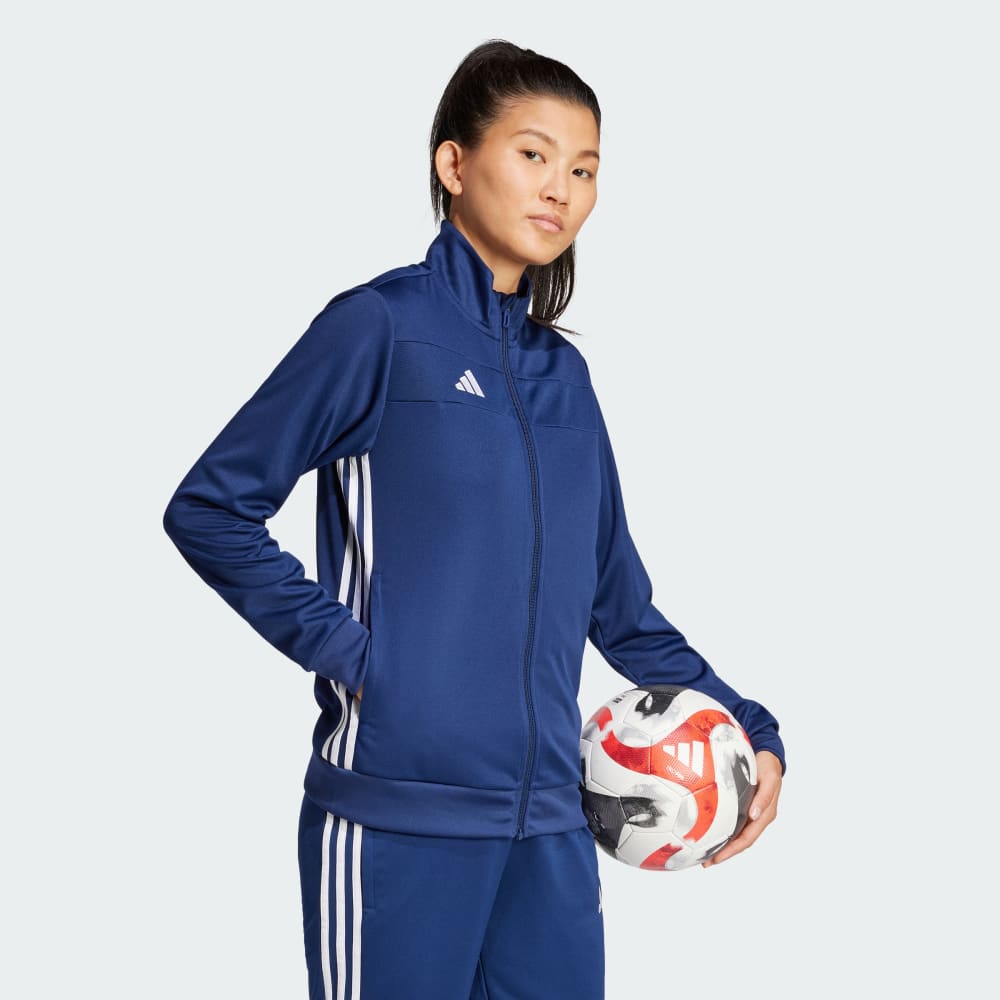 Спортивная куртка Adidas Tiro 25 Essentials Training Jacket, цвет Team Navy Blue 2/White — фото 3