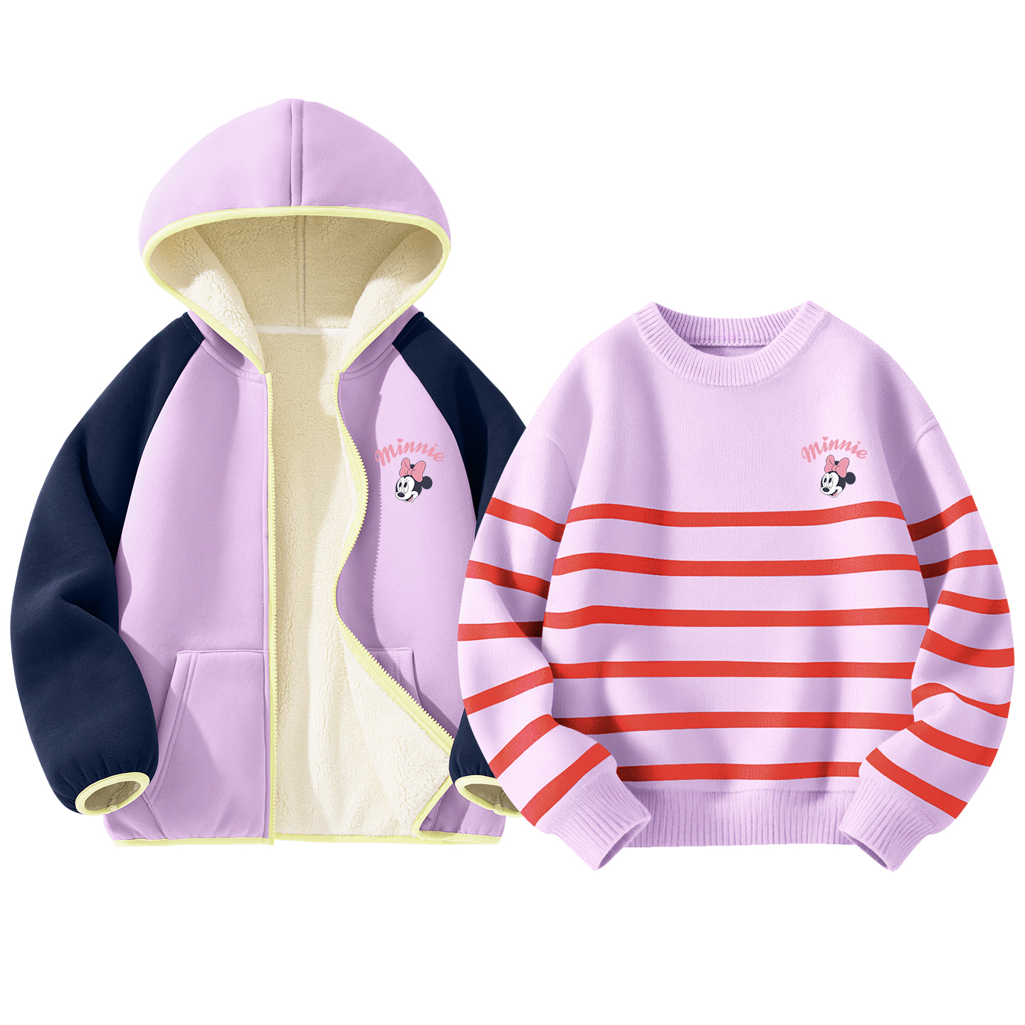 

Детский спортивный комплект Casual Sportswear 2 Piece Set Disney, [thickened and fleece-lined]di lift k фиолетовый+silicone di lift k фиолетовый