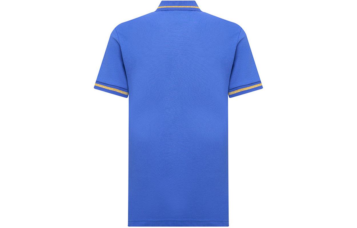 

VERSACE JEANS COUTURE Поло SS24 мужское королевского синего цвета, Синий, VERSACE JEANS COUTURE Поло SS24 мужское королевского синего цвета