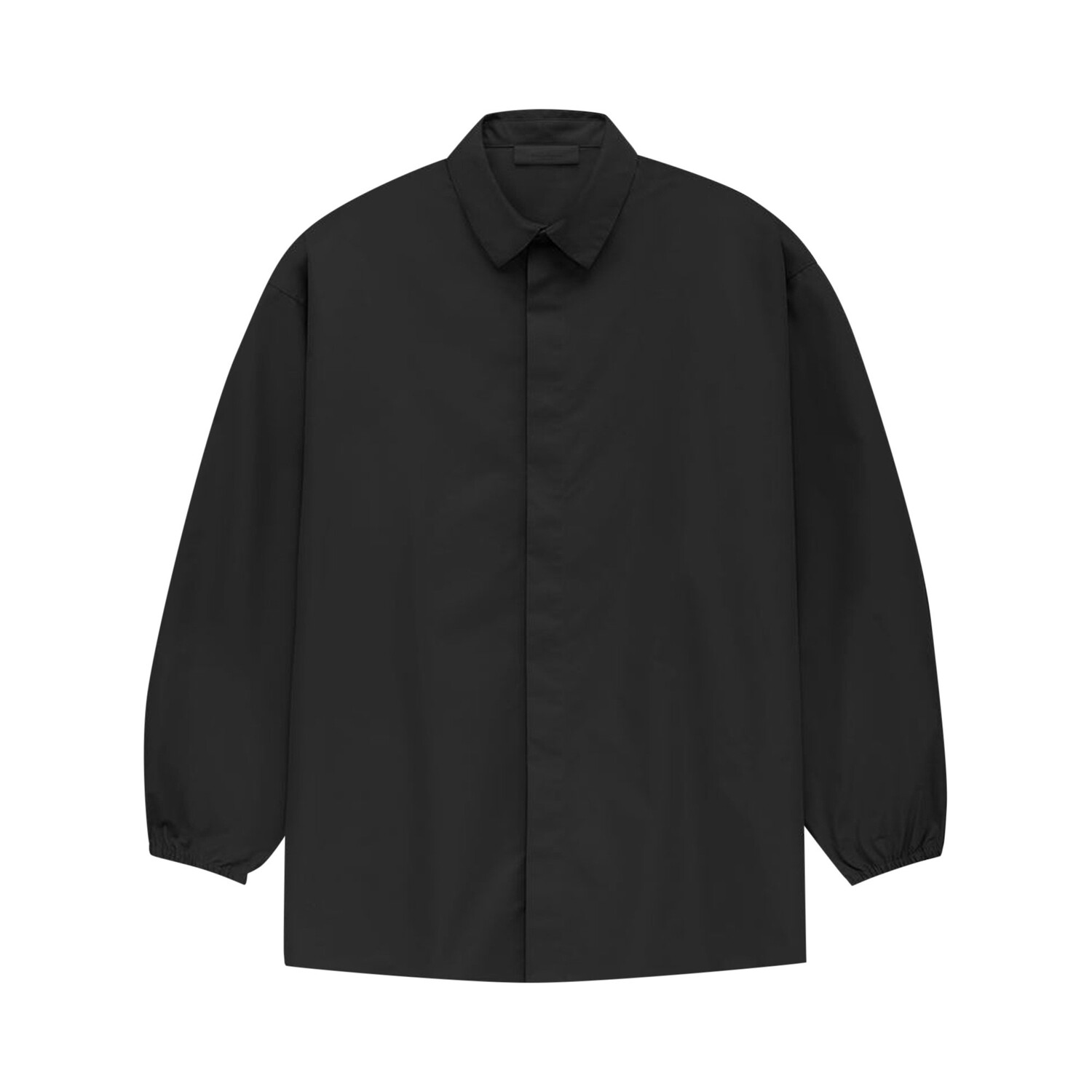 

Рубашка на пуговицах Fear of God Essentials, цвет угольно-черный