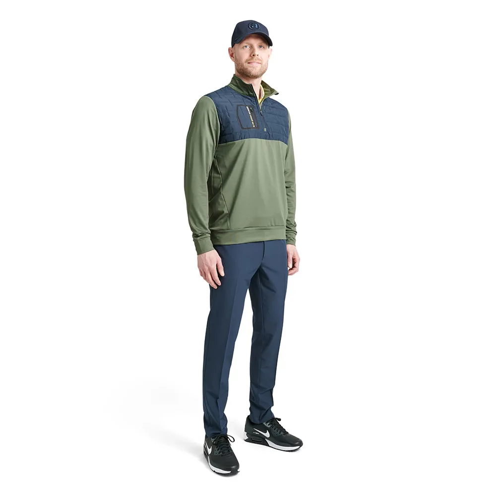 

Толстовка Abacus Golf Hoylake Thermo Midlayer half zip, зеленый