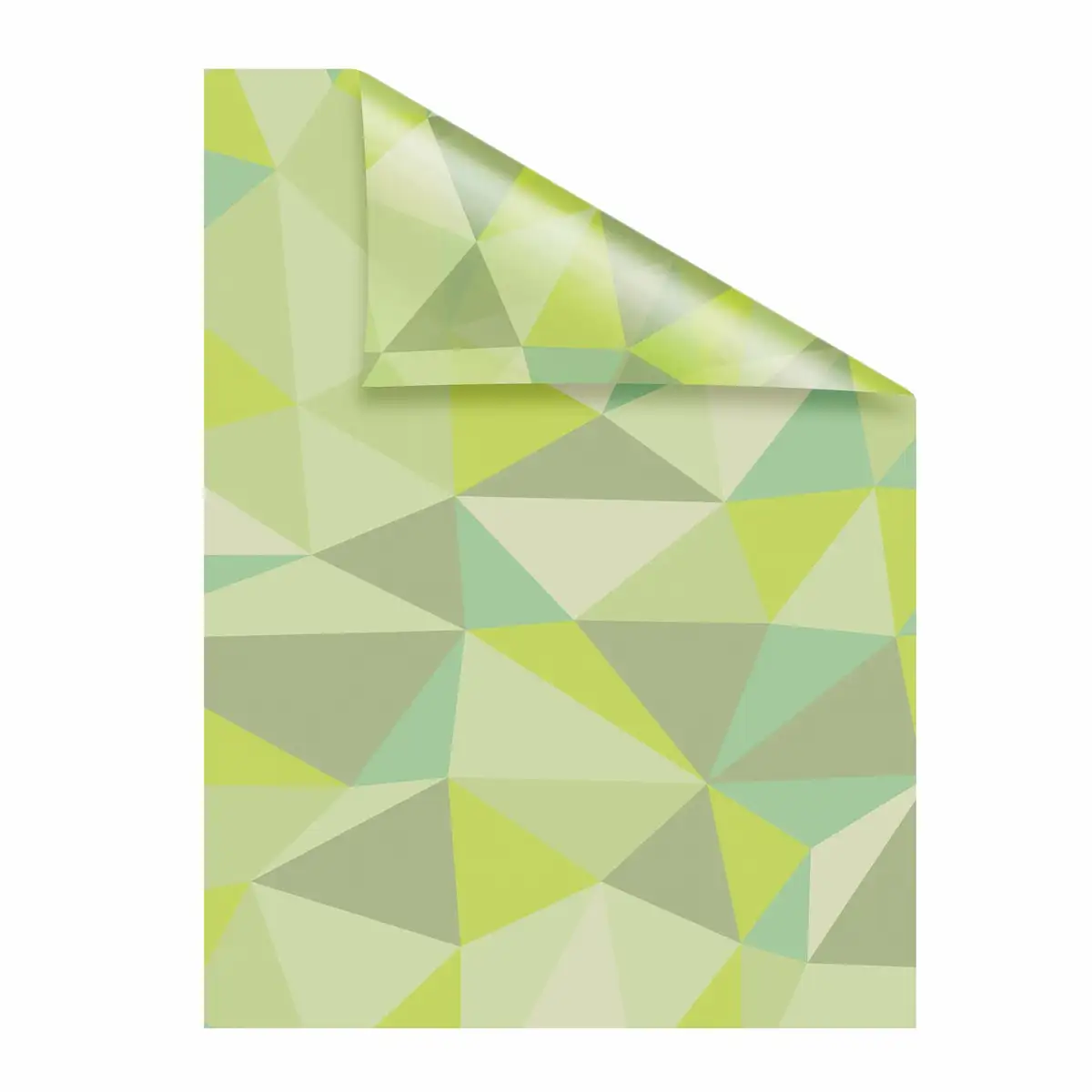 

LICHTBLICK ORIGINAL оконная пленка "Pattern Triangles", 1 шт., непрозрачная, структурированные клейкие точки 50х100 см, зеленый