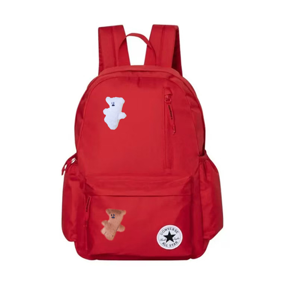 

Converse Полиэстеровый рюкзак средний размер унисекс красный, 2 Pack Bear