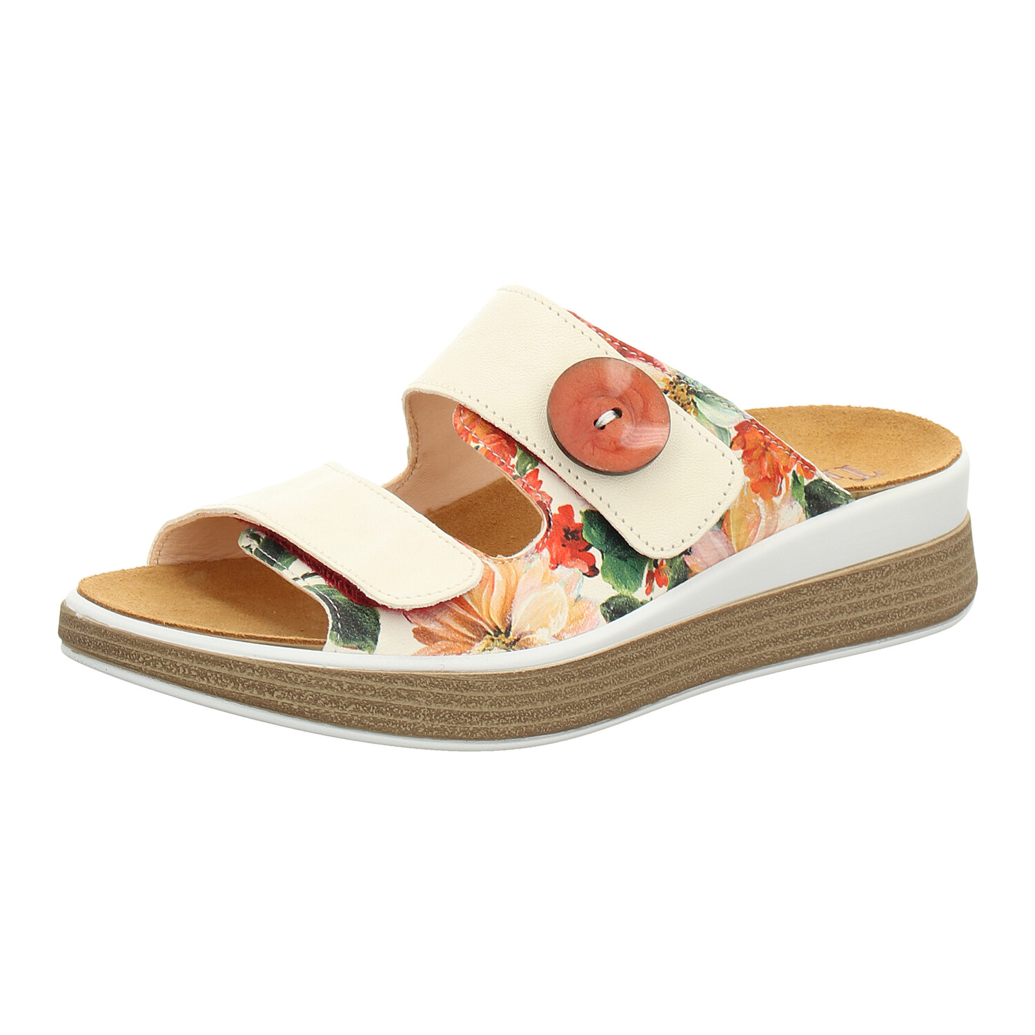 

Мюли Think! Tieffußbett Pantolette MEGGIE, цвет Ivory/Kombi
