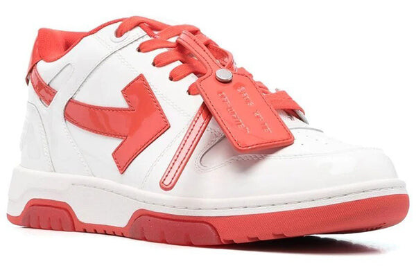 Кроссовки out of office low-top sneakers 'red white' Off-White, красный — фото 2