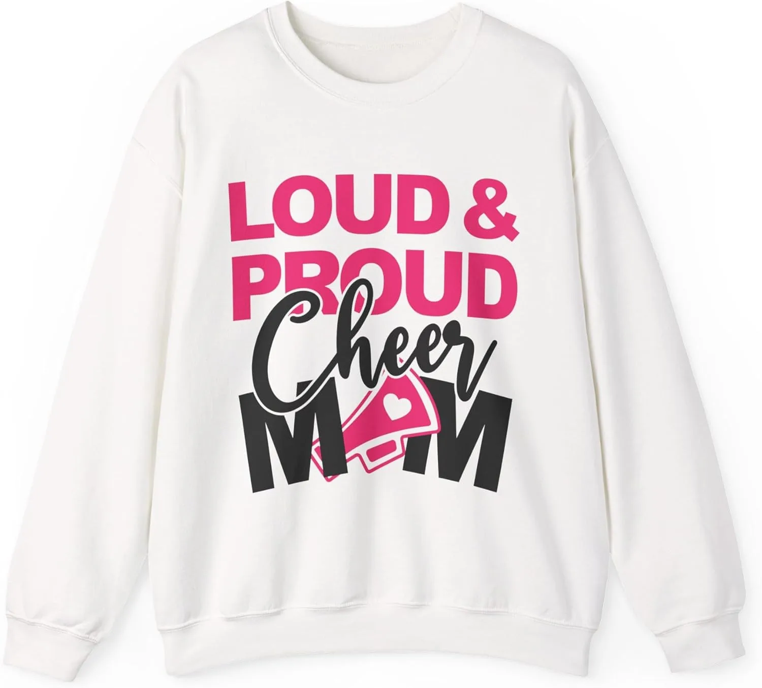 Свитшот для мамы болельщицы — Crewneck, Cheerleading Gift