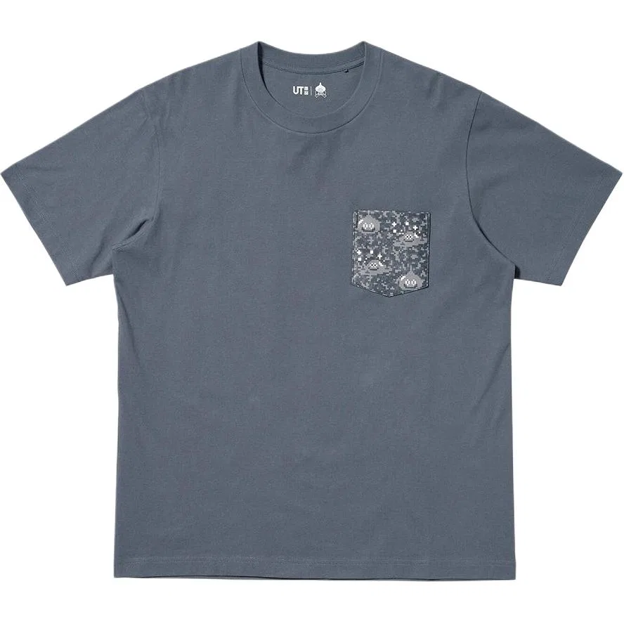 Футболка унисекс YONGZHEDOUELONG, LIANMINGKUAN Dragon Quest Collaboration SS26 UNIQLO, Dark Gray