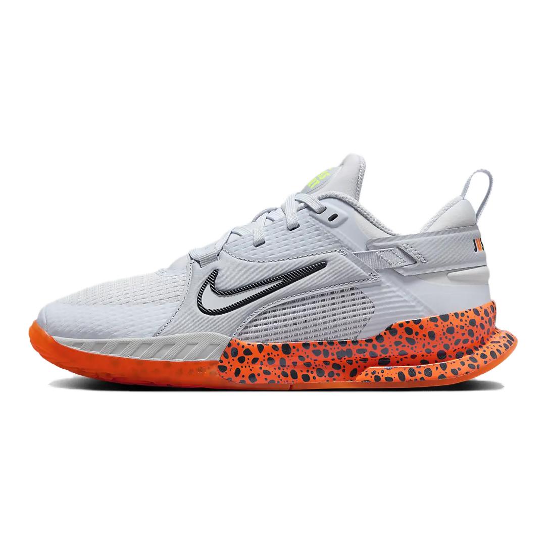 

Nike Детские баскетбольные кроссовки Crosscourt Series, износостойкие, дышащие, нескользящие, с низким верхом, серо-оранжевого цвета