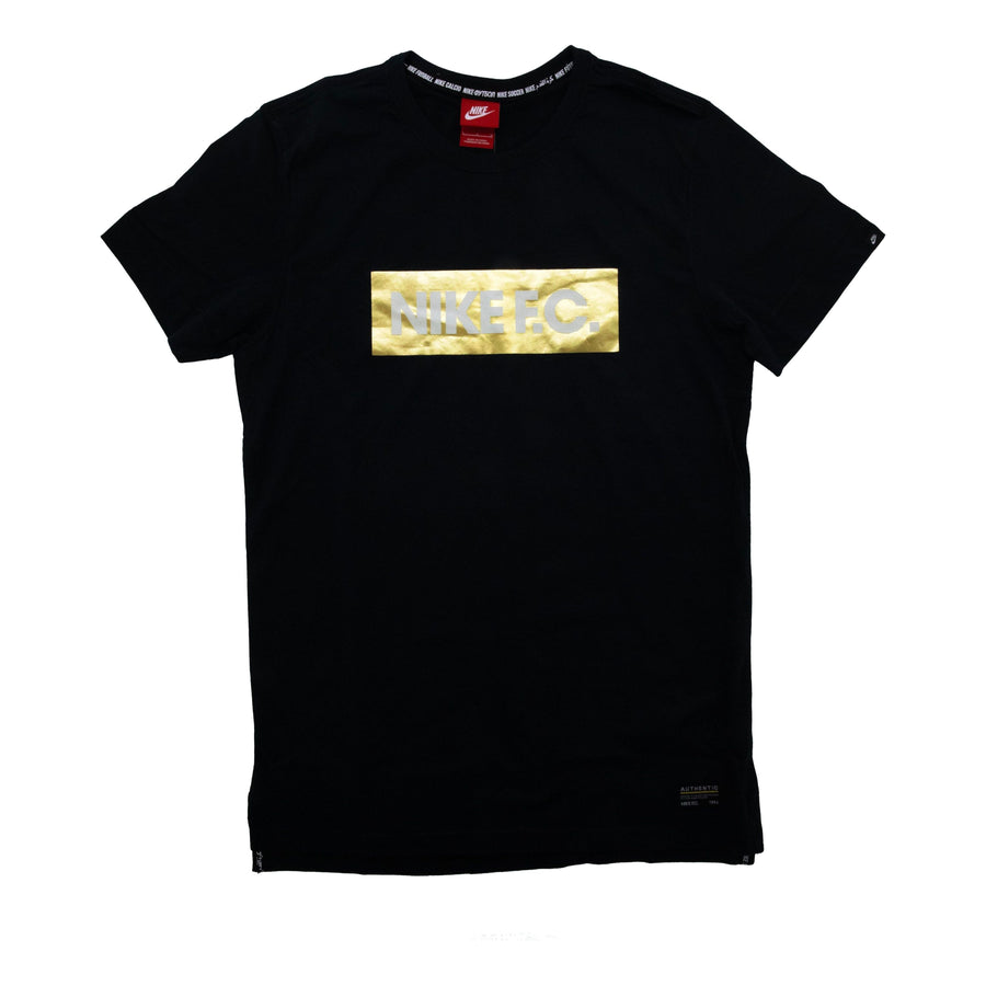 

Футболка Nike FC T-Shirt 'Black Gold', черный