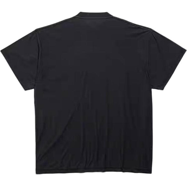 Футболка ai logo inside out oversized t-shirt 'black' Balenciaga, черный — фото 2
