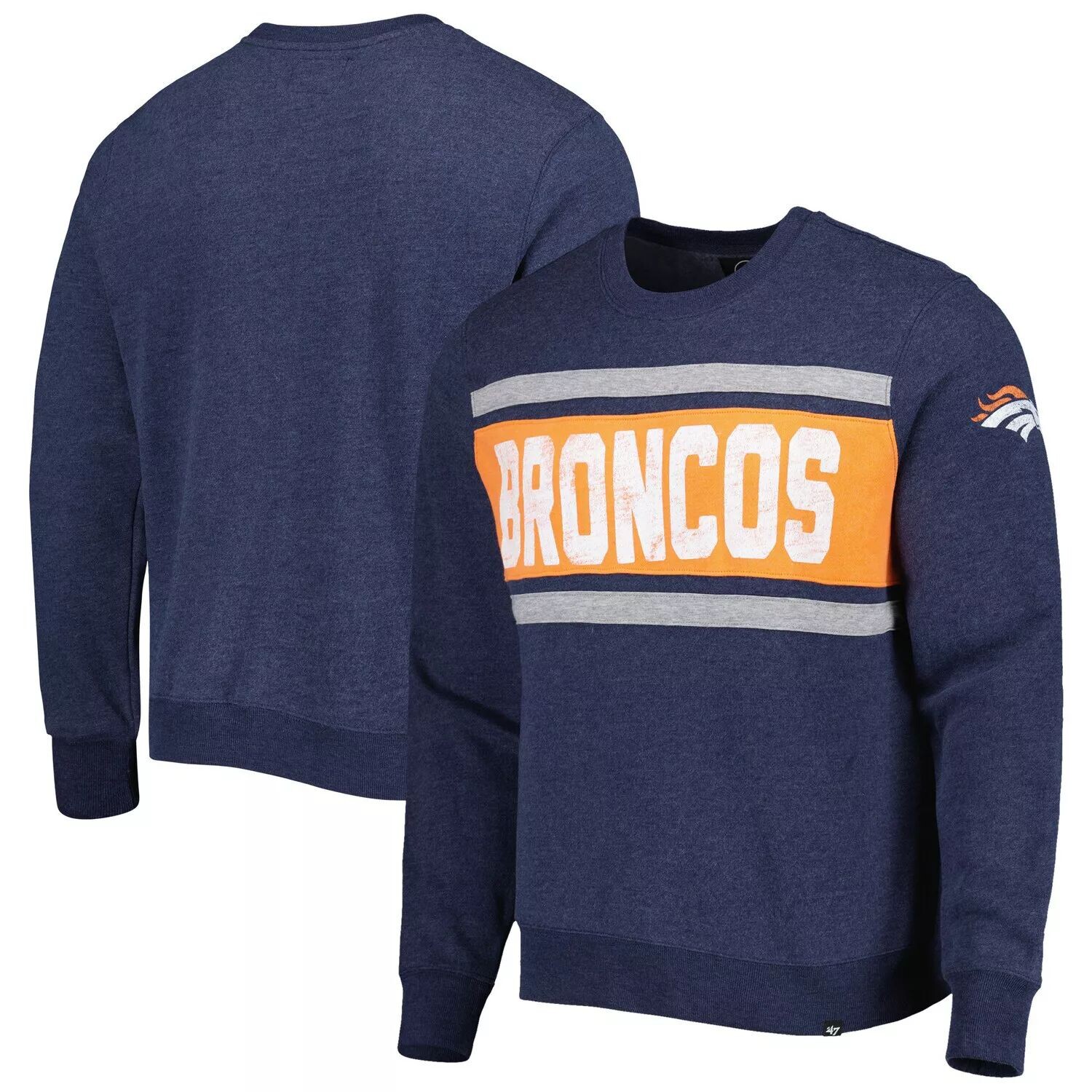 

Мужской пуловер '47 Heather Denver Broncos Bypass Tribeca