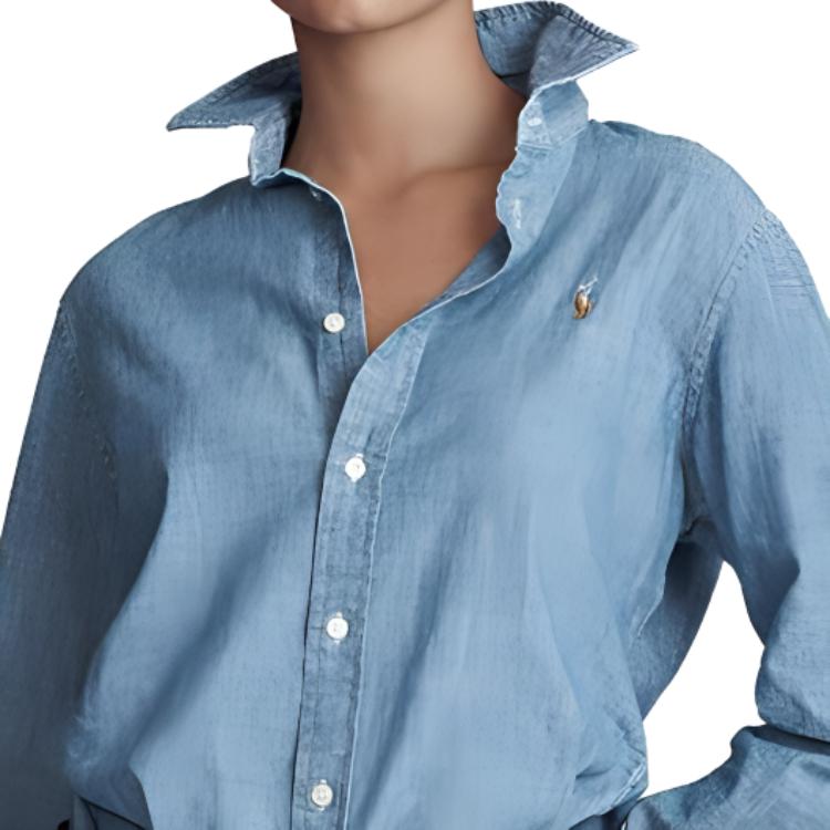 

Футболка женская морская синяя Polo Ralph Lauren