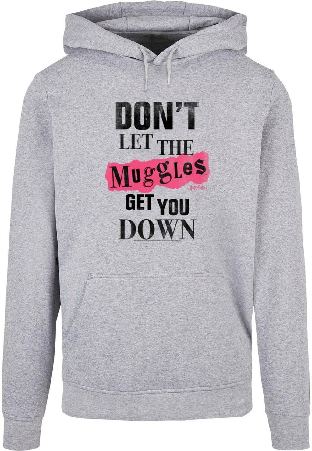 

Толстовка с капюшоном HARRY POTTER MUGGLES ABSOLUTE CULT, светло-серый