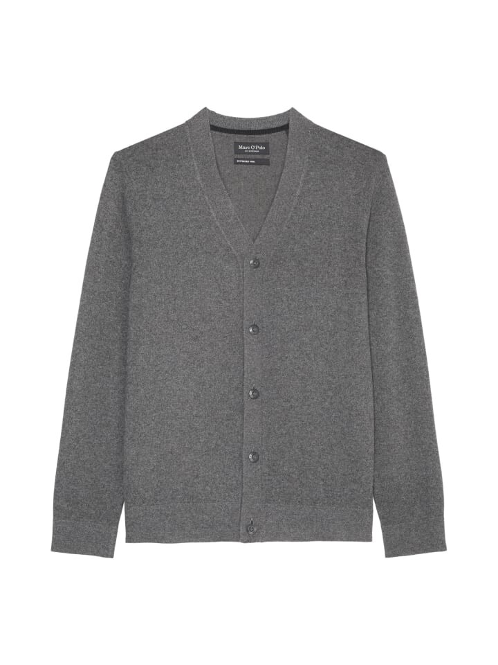 

Кардиган Marc O'Polo Strickjacke regular, цвет graphite grey melange