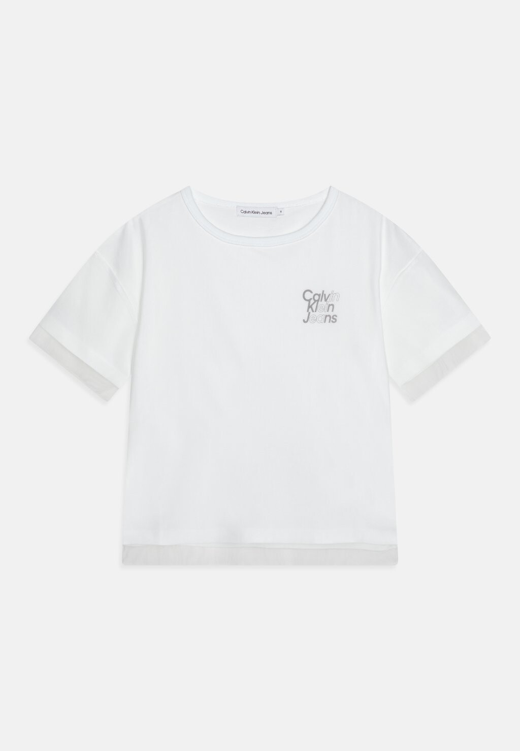 

Футболка базовая GRADIENT Calvin Klein Jeans, цвет bright white