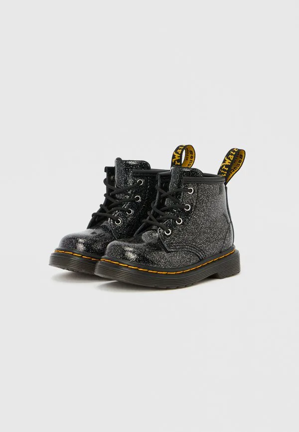 1460 унисекс ботильоны на шнуровке Dr. Martens, Black/Silver-Coloured — фото 2