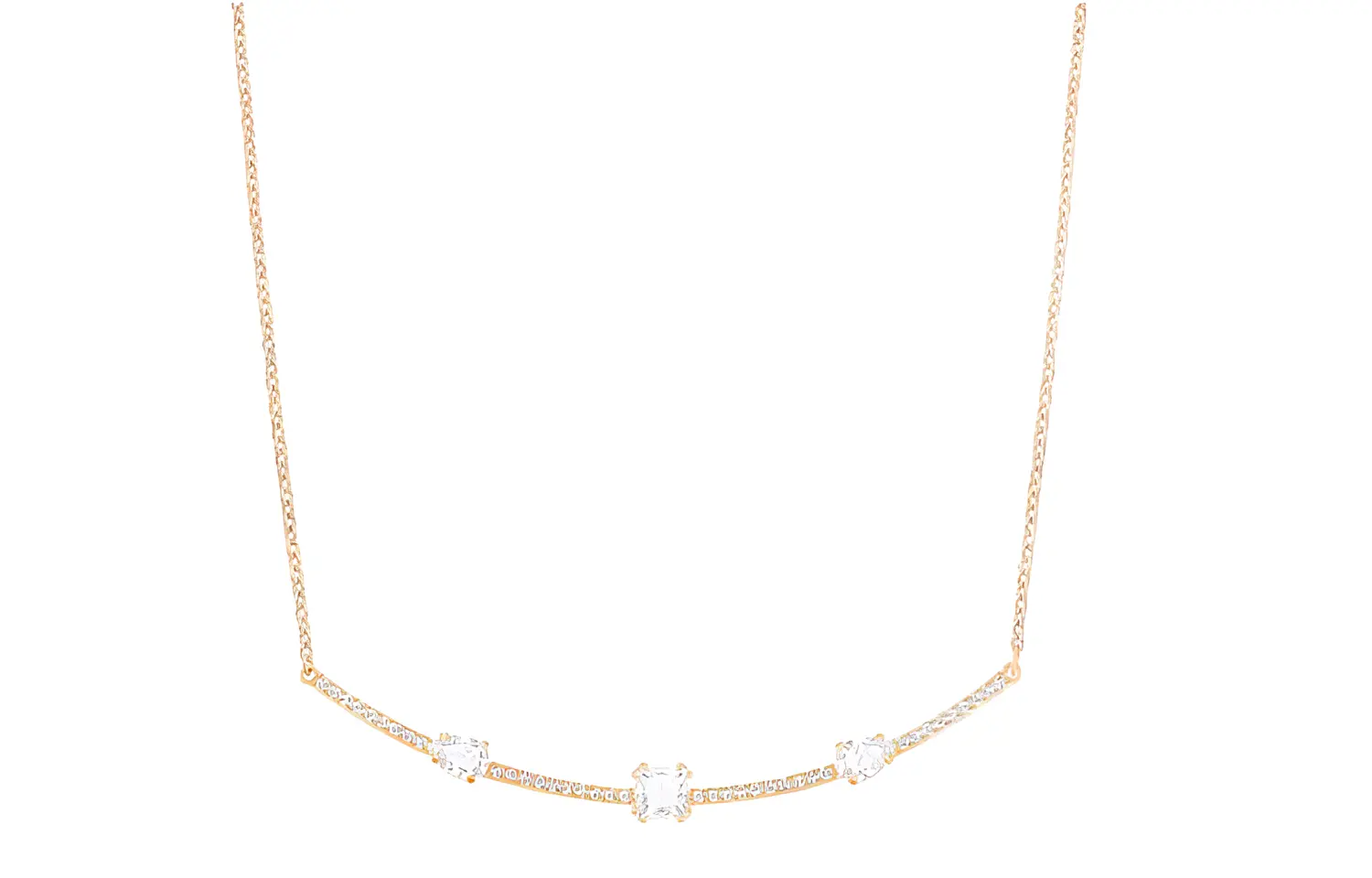 

Swarovski Серые колье для женщин из розового золота