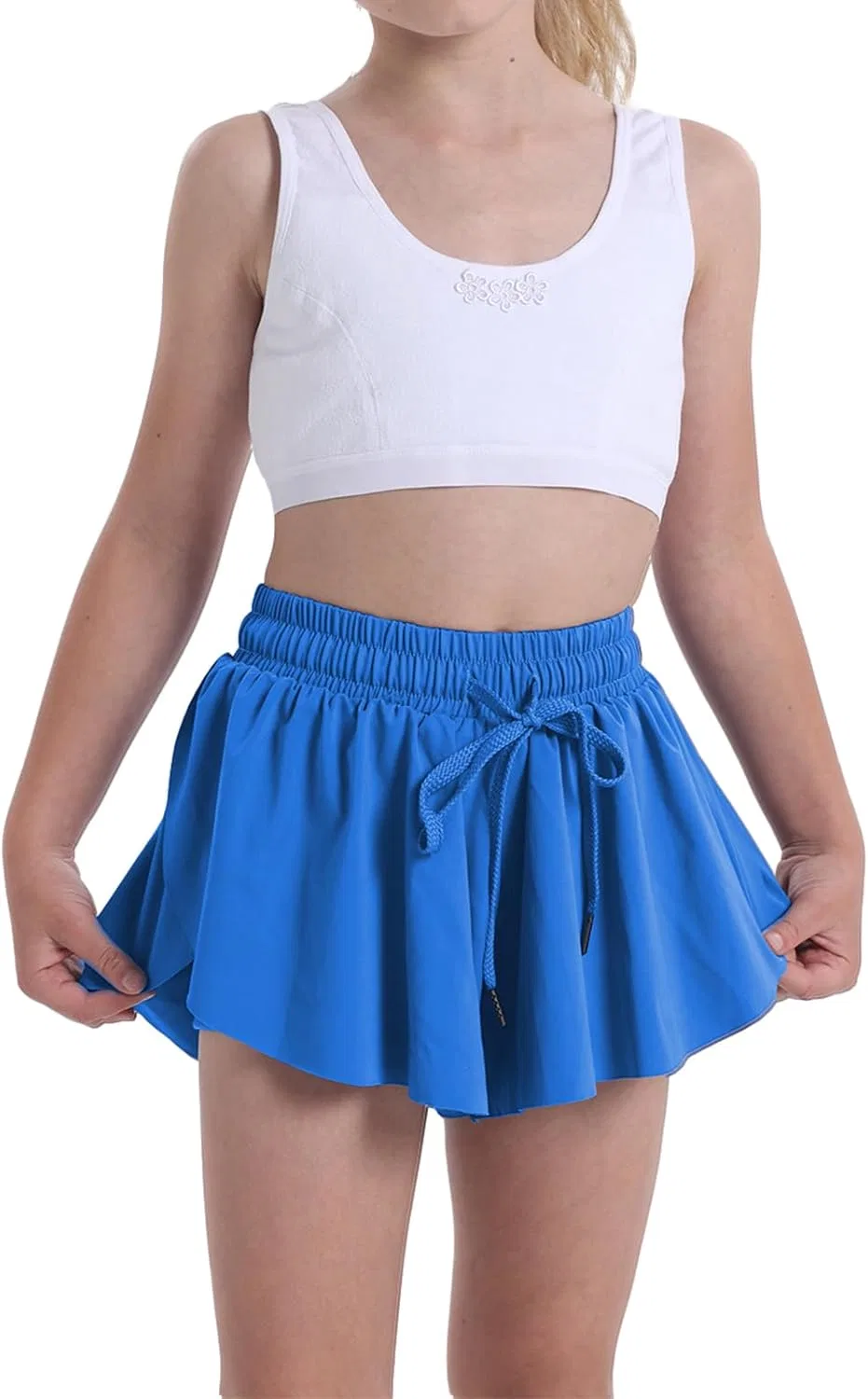 Шорты для девочек-подростков Flowy Athletic Running Heyielda, темно-синие