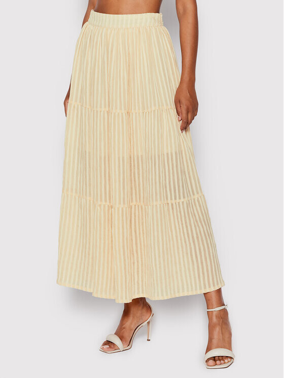 

Юбка миди стандартного кроя Silvian Heach, бежевый