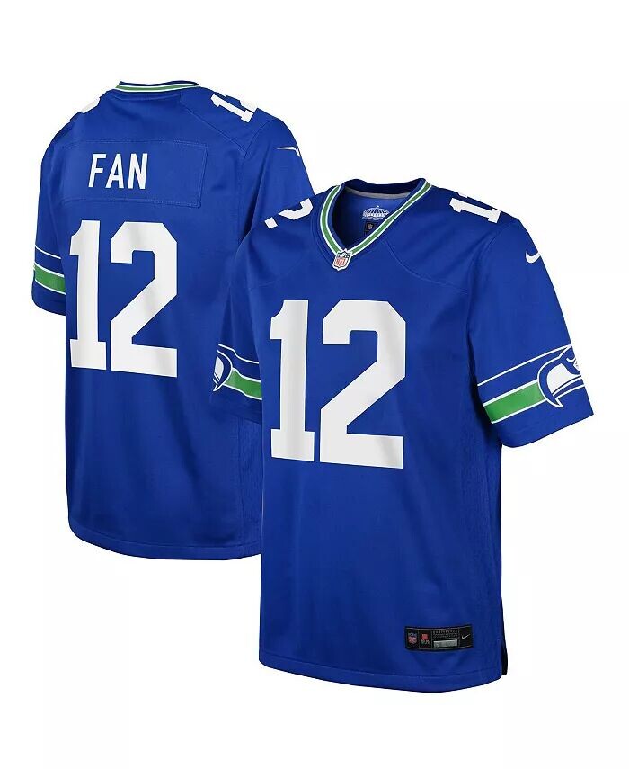 

Джерси Big Boys 12th Fan Seattle Seahawks Game Nike, синий