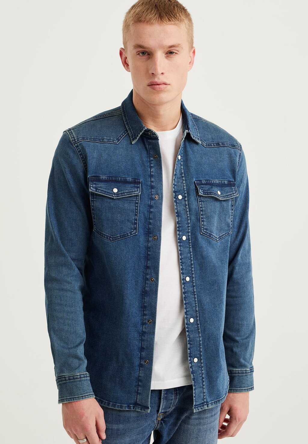 

Рубашка WE Fashion, цвет blue