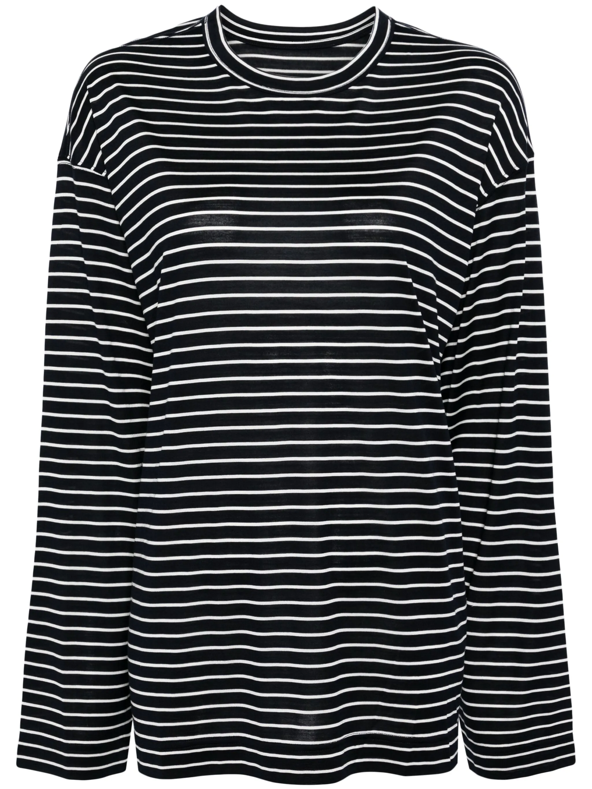 

Полосатый лонгслив Jnby, синий