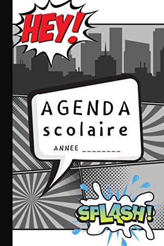 

AGENDA SCOLAIRE: Pour garçons | BANDE DESSINEE| A PERSONNALISER| Primaire, Collège et Lycée | CADEAU ORIGINAL POUR LA RENTREE SCOLAIRE | 52 semaines | ... souple | 15,24x22,86 cm (French Edition)