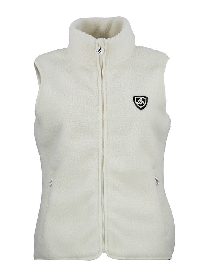 

Peak Mountain Флисовый жилет «Abeille» кремового цвета