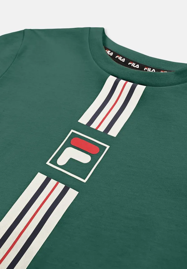 Одежда montereggi, обычная футболка heritage с принтом в виде ленты. Fila, Posy Green — фото 3