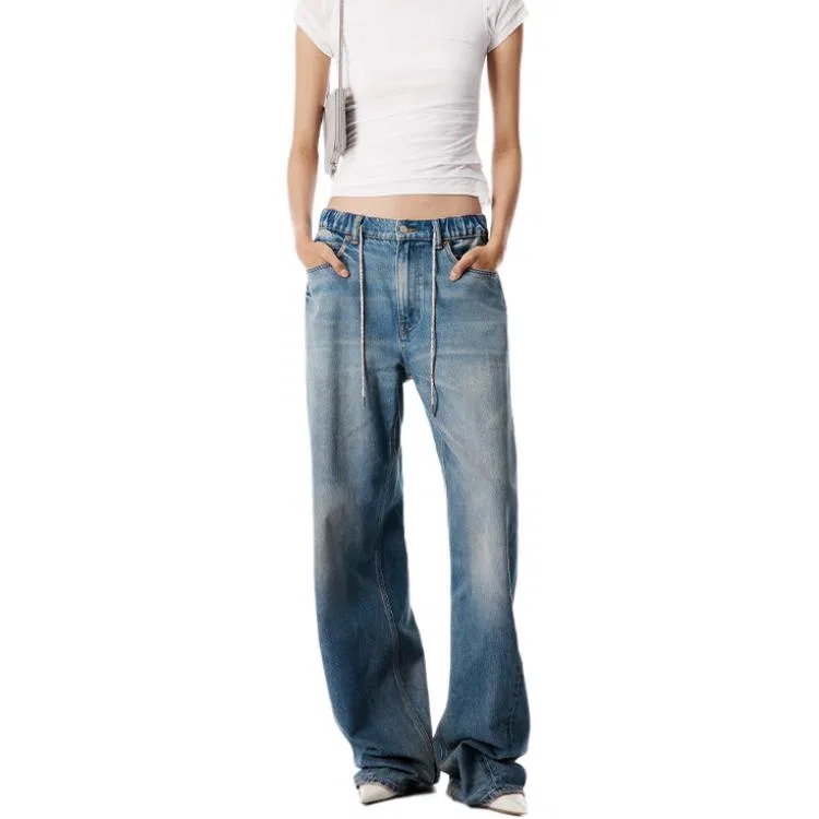 Джинсы женские SS26 Alexander Wang, Light Indigo — фото 3