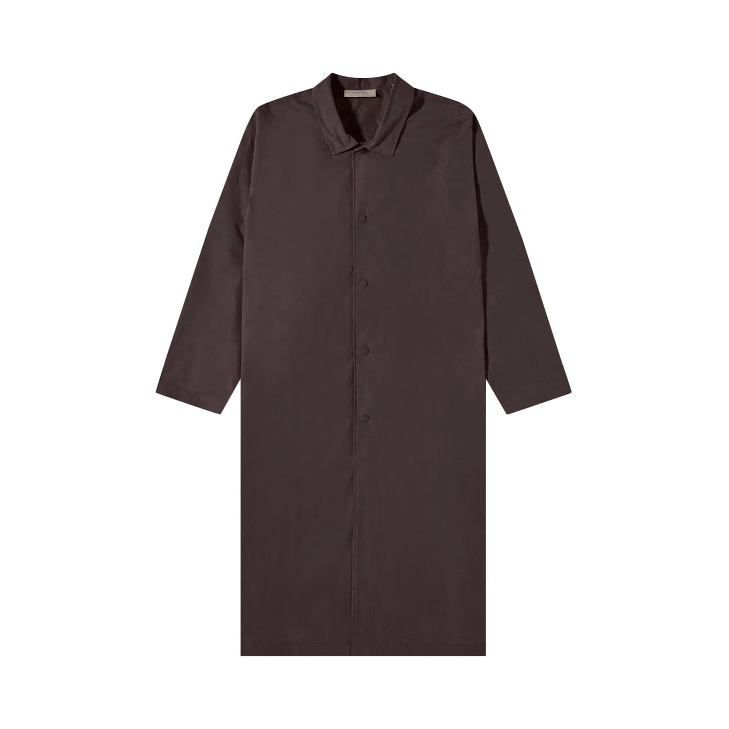 

Длинное пальто Fear of God Essentials, цвет Сливовый