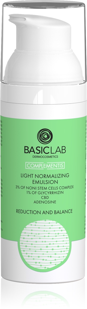 

Dermocosmetics Complemis легкая текстура увлажняющей эмульсии для жирной и проблемной кожи Basiclab, 50 мл