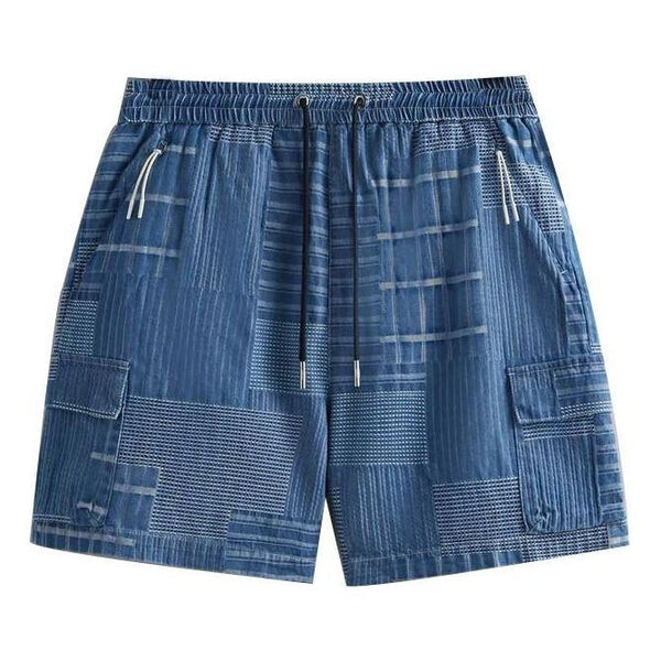 

Шорты japanese indigo jacquard wolcott short 'indigo' Kith, индиго