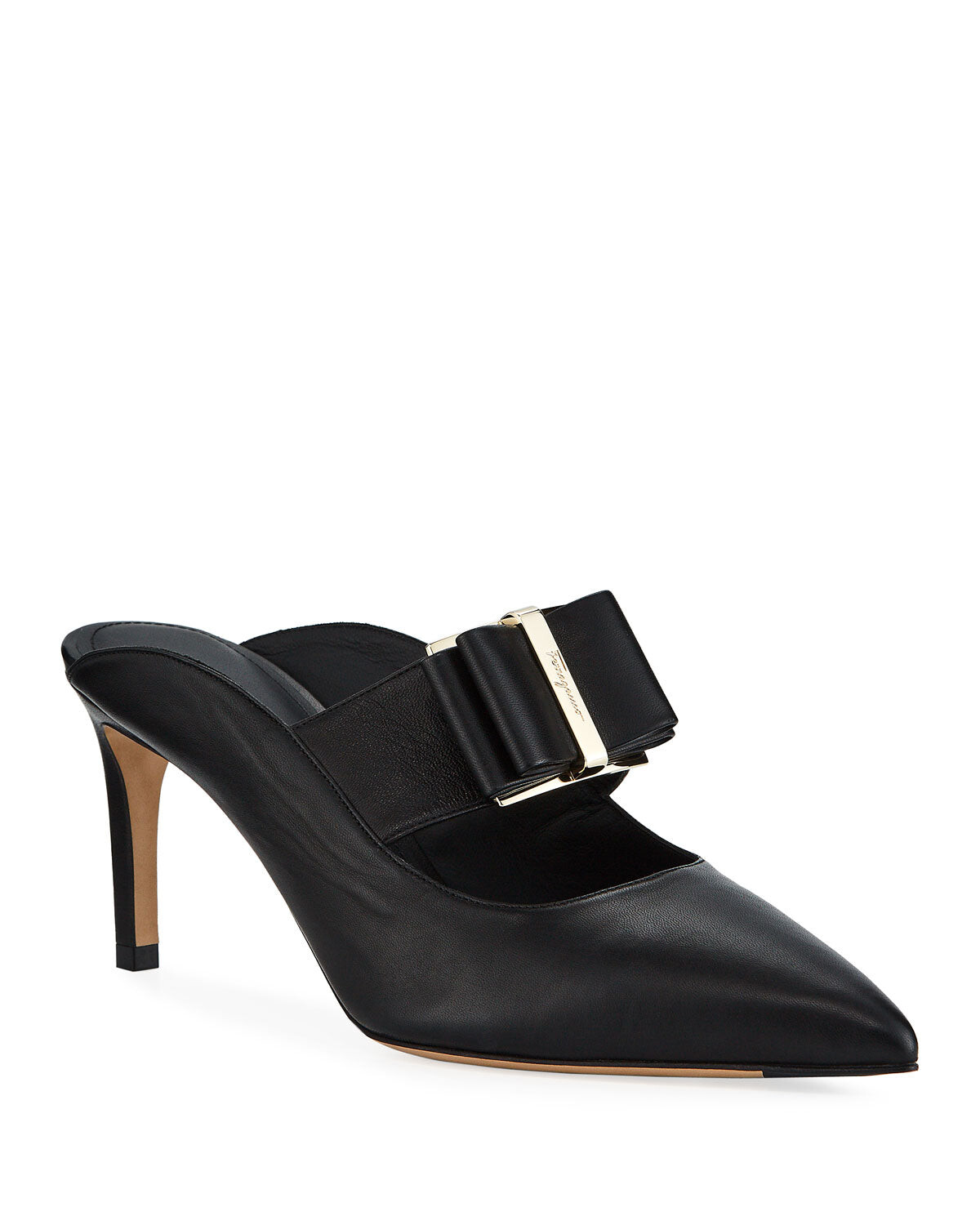 Женские мюли SALVATORE FERRAGAMO Zelda 724997 черные, мультиколор